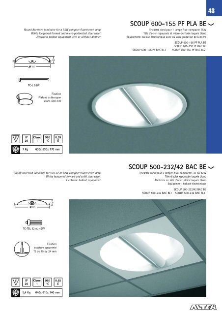 catalogue de produits - ETAP Lighting