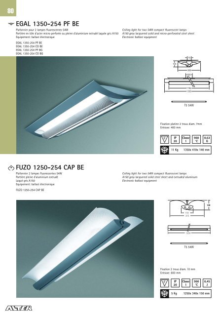 catalogue de produits - ETAP Lighting