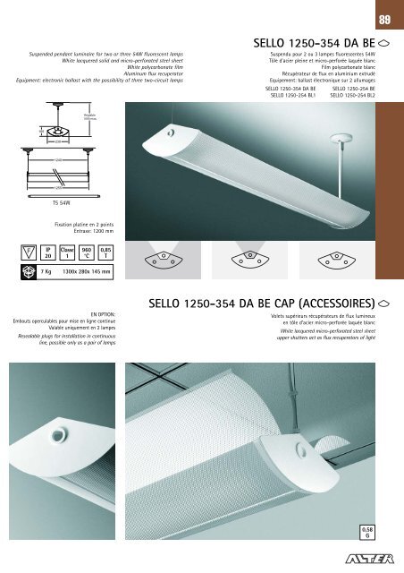 catalogue de produits - ETAP Lighting