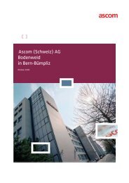 Vermietungskonzept Bern neu.indd - Ascom Schweiz