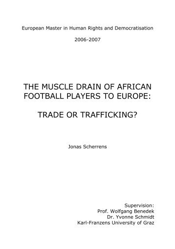 the muscle drain of african football players to europe - ETC Graz