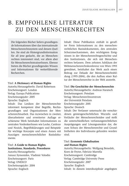 MENSCHENRECHTE VERSTEHEN - ETC Graz