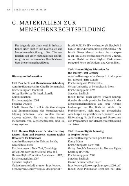 MENSCHENRECHTE VERSTEHEN - ETC Graz