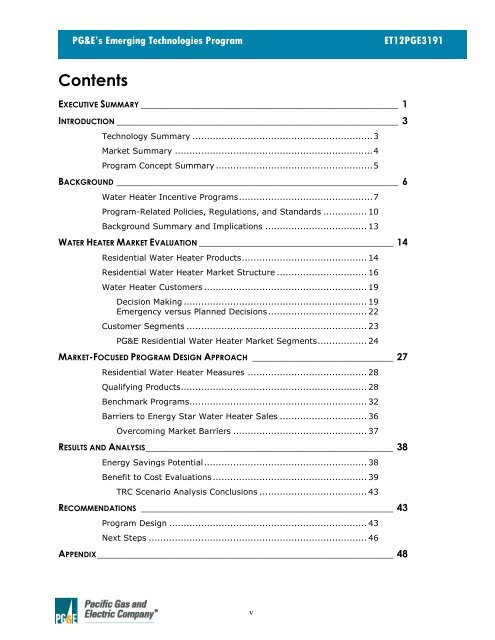 PGE Water Heater ET Final Report - FINAL.pdf - Emerging ...