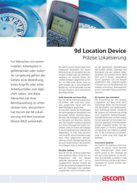 9d Location Device ascom