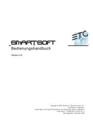 Bedienungshandbuch - ETC