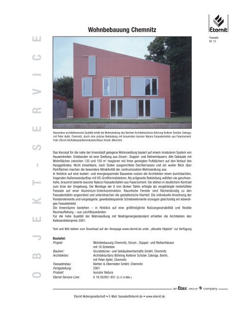 Architekten-Ordner Inn - Eternit AG