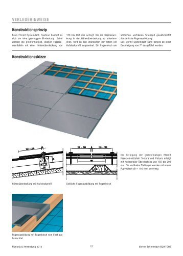 Verlegehinweise - Eternit AG