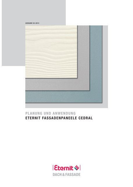Planung & Anwendung Cedral [PDF] - Eternit AG
