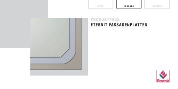 Produktpass Fassadenplatten [PDF] - Eternit AG