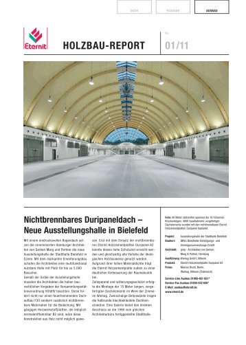 HOLZBAU-REPORT 01/11