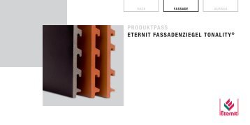Produktpass Fassadenziegel Tonality [PDF]