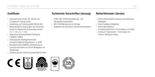 Produktpass Wellplatten [PDF] - Eternit AG