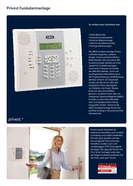 Produktkatalog 2010 - Centersued.at