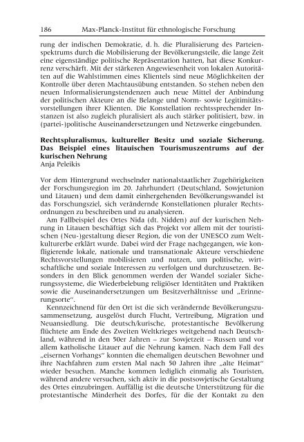 Projektgruppe Rechtspluralismus (PDF) - Max-Planck-Institut für ...