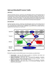 QoS and EtherNet/IP Control Traffic