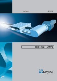 Das Linear System - Maytec Aluminium Systemtechnik Gmbh