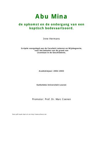 Abu Mina - E-thesis