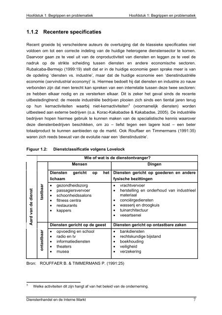 Dienstenhandel en de Interne Markt - E-thesis