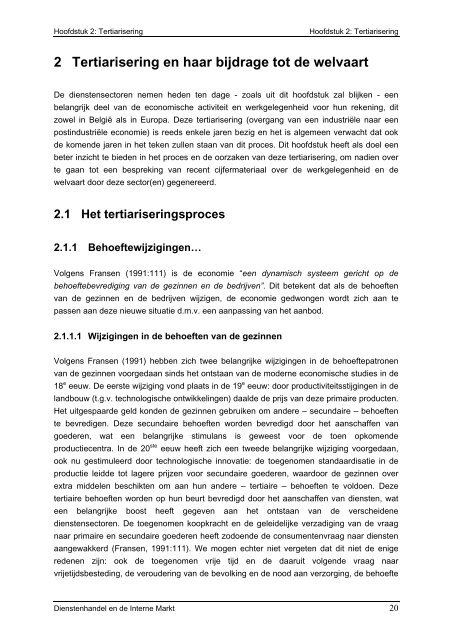 Dienstenhandel en de Interne Markt - E-thesis