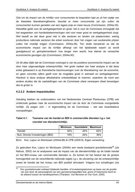 Dienstenhandel en de Interne Markt - E-thesis