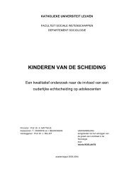 KINDEREN VAN DE SCHEIDING - E-thesis