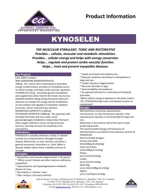 kynoselen - Ethical Agents