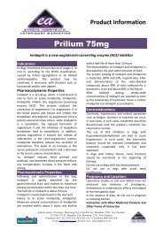 Prilium 75mg - Ethical Agents