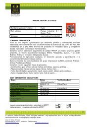 2 ANNUAL REPORT 2012-03-30 COMPANY DESCRIPTION Kuski ...