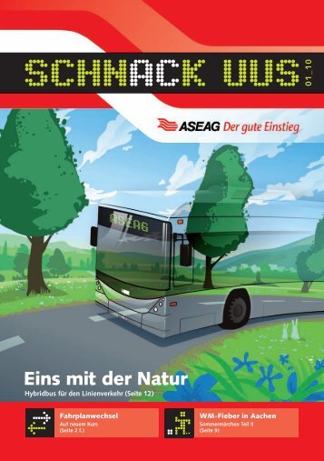 Schnack uus als PDF herunterladen - ASEAG Der gute Einstieg