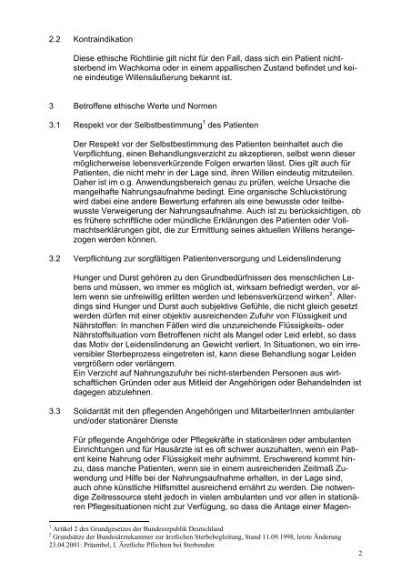 Ethische Leitlinie 01 Zur Entscheidungsfindung be - Ethikberatung ...