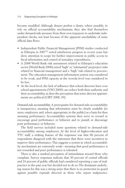 Diagnosing Corruption in Ethiopia - Ethiomedia