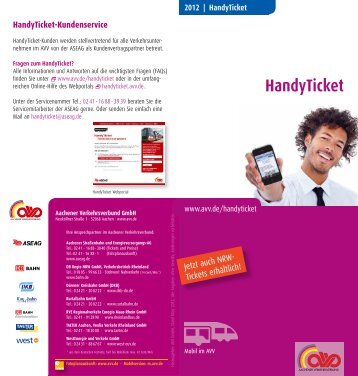 Handyticket - ASEAG Der gute Einstieg