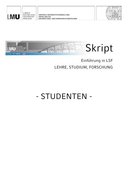 Skript - Ethnologie - LMU