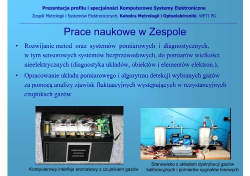 Komputerowe Systemy Elektroniczne - Wydział Elektroniki ...