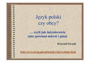 Język polski czy obcy?