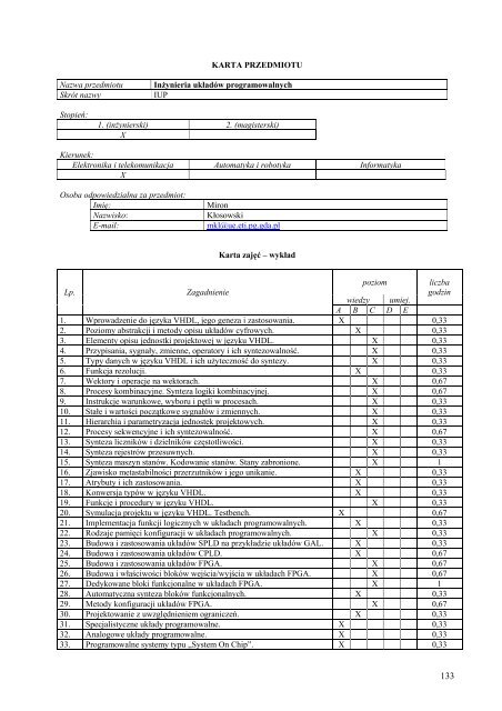 Wersja pełna [8,55 MB] - Wydział Elektroniki, Telekomunikacji i ...