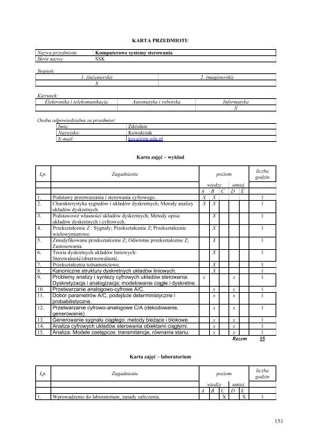 Wersja pełna [8,55 MB] - Wydział Elektroniki, Telekomunikacji i ...