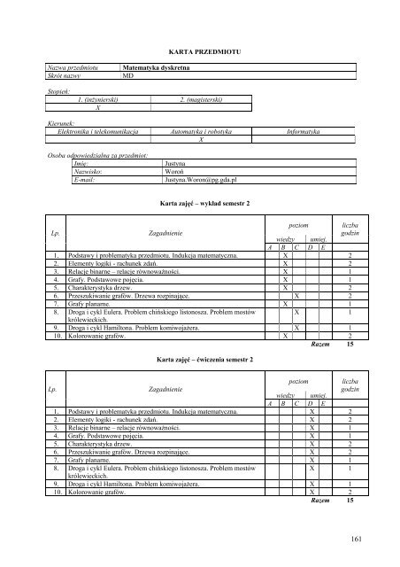 Wersja pełna [8,55 MB] - Wydział Elektroniki, Telekomunikacji i ...