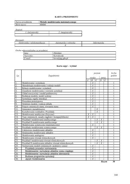 Wersja pełna [8,55 MB] - Wydział Elektroniki, Telekomunikacji i ...