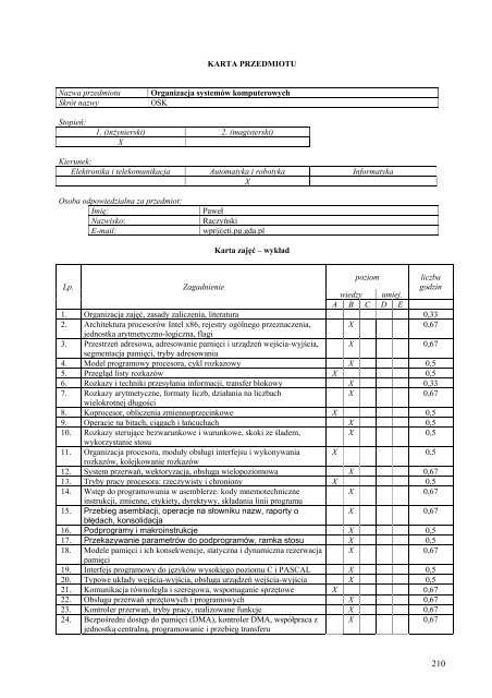 Wersja pełna [8,55 MB] - Wydział Elektroniki, Telekomunikacji i ...