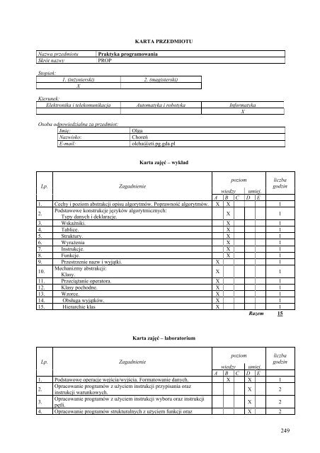 Wersja pełna [8,55 MB] - Wydział Elektroniki, Telekomunikacji i ...