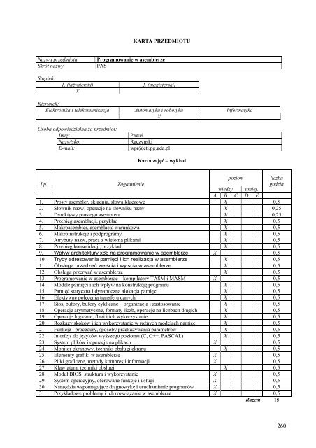 Wersja pełna [8,55 MB] - Wydział Elektroniki, Telekomunikacji i ...