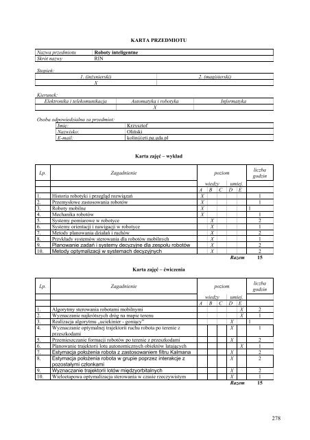 Wersja pełna [8,55 MB] - Wydział Elektroniki, Telekomunikacji i ...