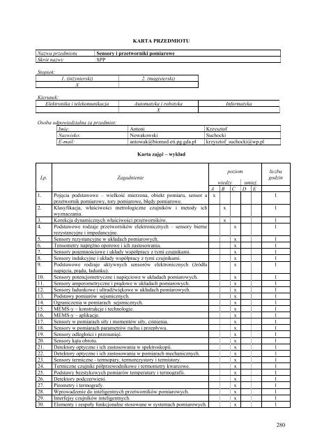 Wersja pełna [8,55 MB] - Wydział Elektroniki, Telekomunikacji i ...