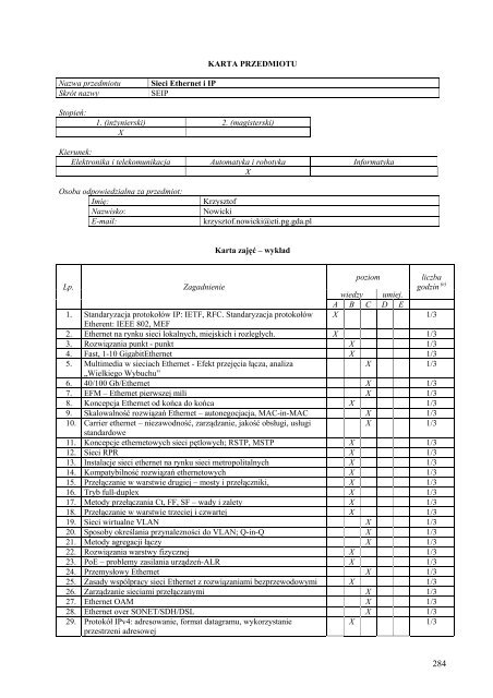 Wersja pełna [8,55 MB] - Wydział Elektroniki, Telekomunikacji i ...