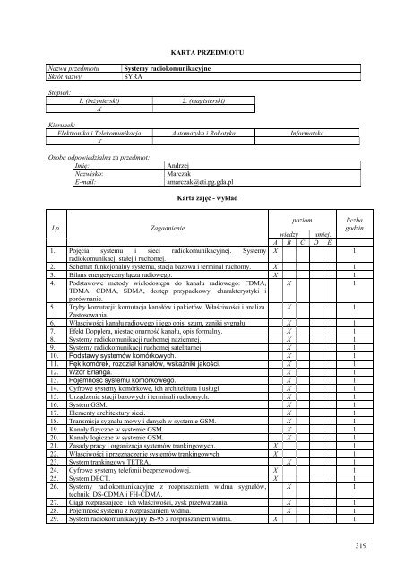 Wersja pełna [8,55 MB] - Wydział Elektroniki, Telekomunikacji i ...