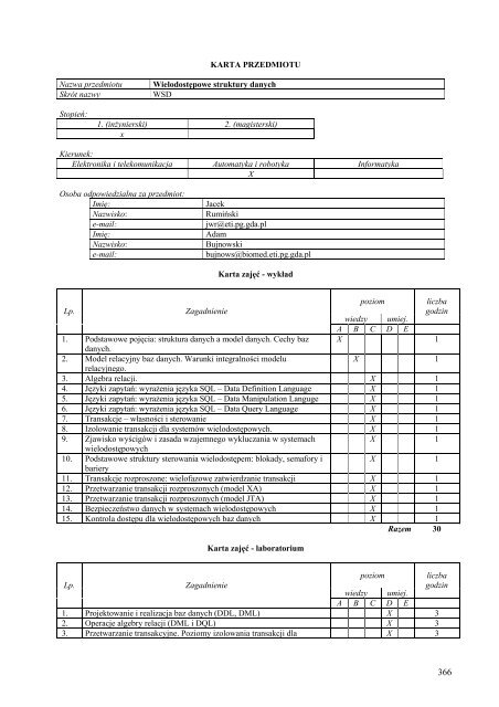 Wersja pełna [8,55 MB] - Wydział Elektroniki, Telekomunikacji i ...