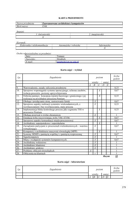 Wersja pełna [8,55 MB] - Wydział Elektroniki, Telekomunikacji i ...