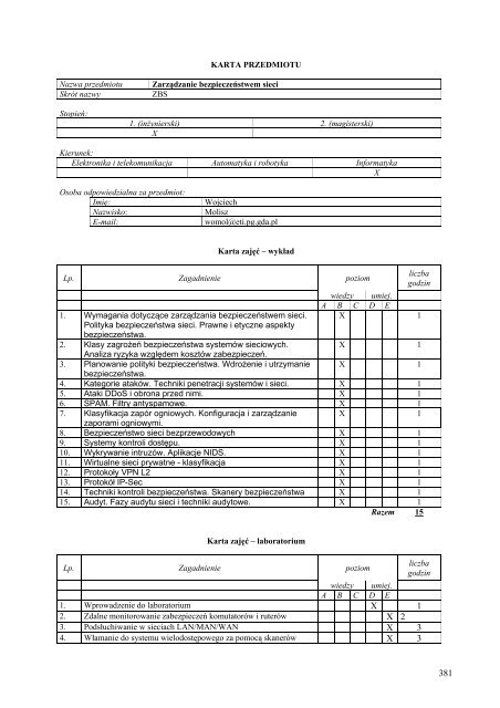 Wersja pełna [8,55 MB] - Wydział Elektroniki, Telekomunikacji i ...